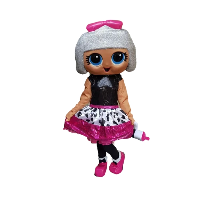 LOL Dolls lookalike mascot costume for HIRE